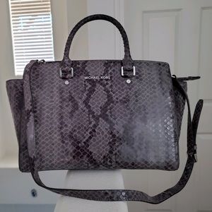 Michael Kors Python Satchel